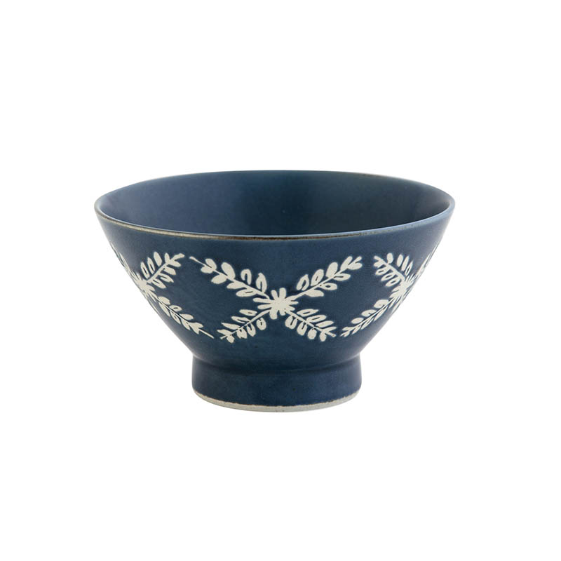 綾葉（あやは）　茶碗　ネイビー